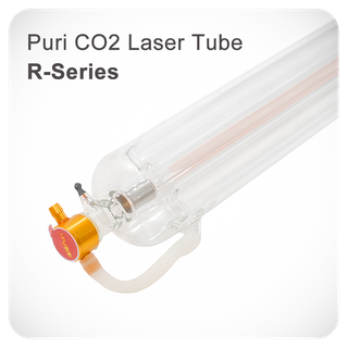 Venta en caliente Tubón láser CO2 80W para el grabado con láser CO2 Máquina de grabado CO2 Tubo láser con fuente de alimentación