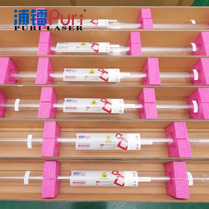 Puri 150W CO2 tubo láser piezas de máquina láser tubo láser de vidrio para máquina de grabado de corte láser co2