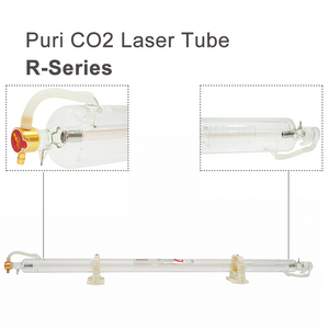 Venta en caliente Tubón láser CO2 80W para el grabado con láser CO2 Máquina de grabado CO2 Tubo láser con fuente de alimentación